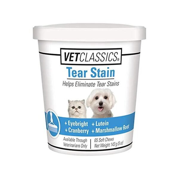 Pet Tear Stain Supplements for Dogs and Cats with Soft Chews