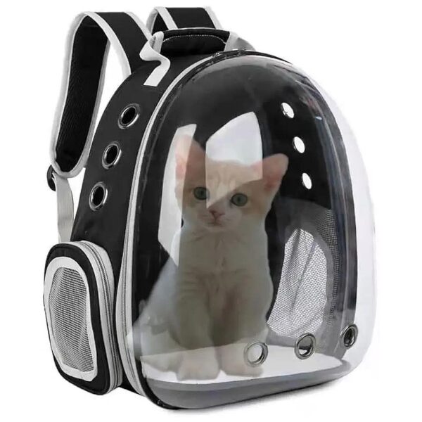 Pet Travel Backpack Carrier with Space Capsule Design for Cats and Small Dogs