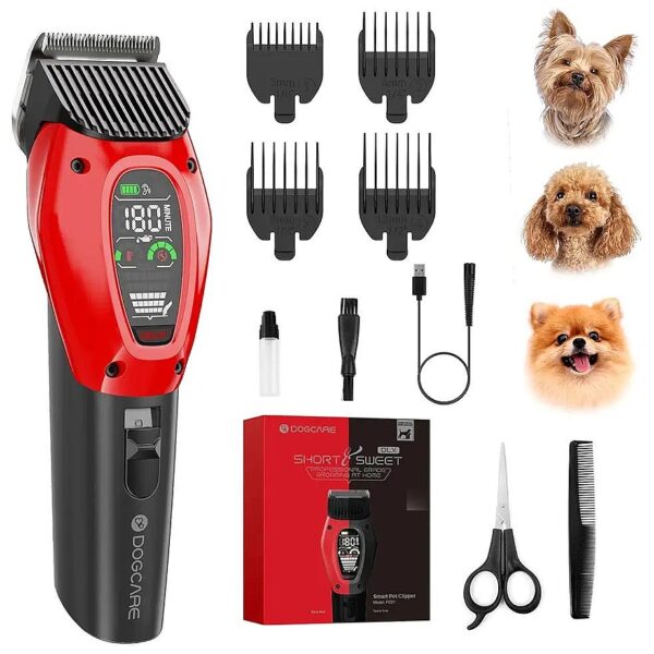 Pet Trimming and Shaving Clipper with Quiet Mode and Gentle Clipping for Sensitive Pets