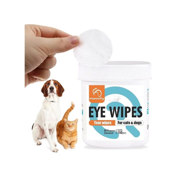 Pet Wipes for Eyes Ears Nose Paws Unscented Soft Cleaning Wipes for Cats Dogs