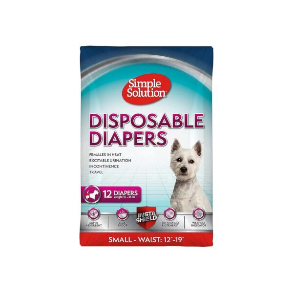 Pet-Friendly Disposable Diapers for Small Female Dogs with Hassle-Free Use