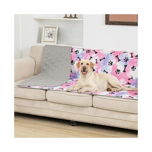 Pet-Friendly Waterproof Dog Bed Cover Reusable Changing Pad for Couch Protection