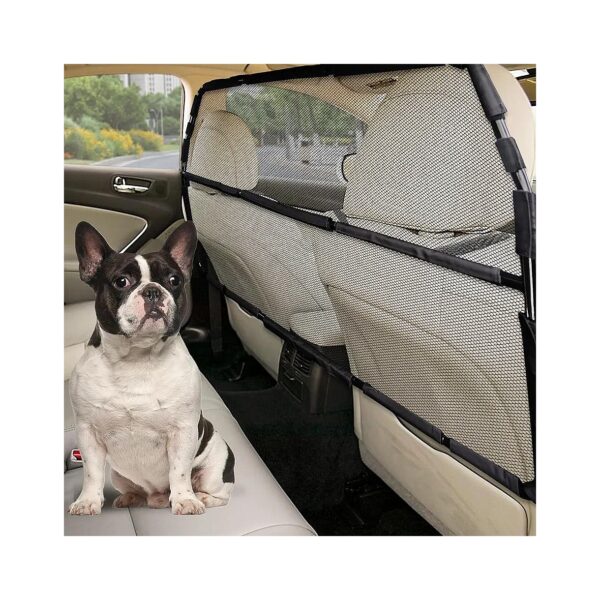 Pet-Safe Dog Car Gate with See-Through Mesh for 2nd and 3rd Row Seats and Cargo Area