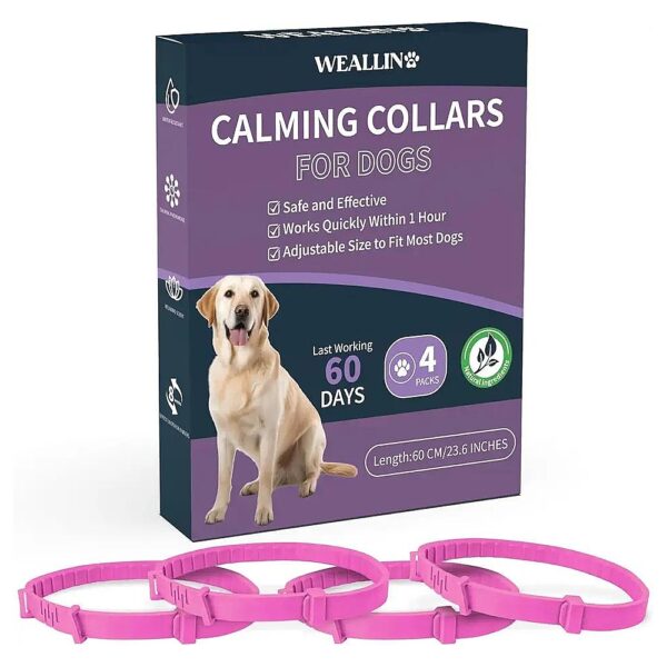 Pheromone Calming Collar for Dogs with 60-Day Relief from Separation Anxiety and Stress