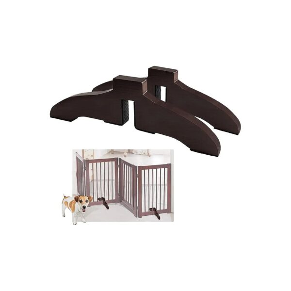 Pine Wooden Baby Gate Support Feet for Freestanding Dog Gates and Folding Baby Barriers