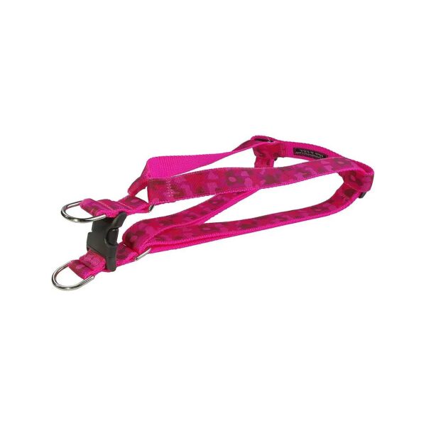 Pink Camouflage Dog Harness 3/4 Wide USA Made Adjustable 18-24 inches