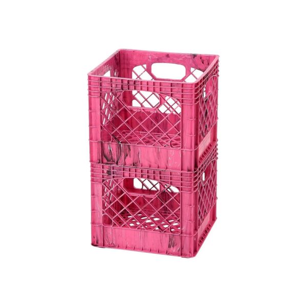 Pink Camouflage Storage Crates for Efficient Organization