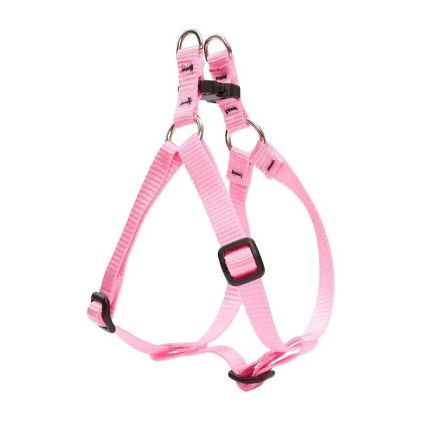 Pink Nylon Step-In Harness for Small Dogs 1/2 Wide 12-18 Inch