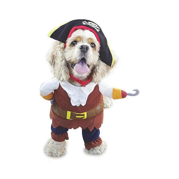 Pirates of the Caribbean Style Dog Costume Medium Size