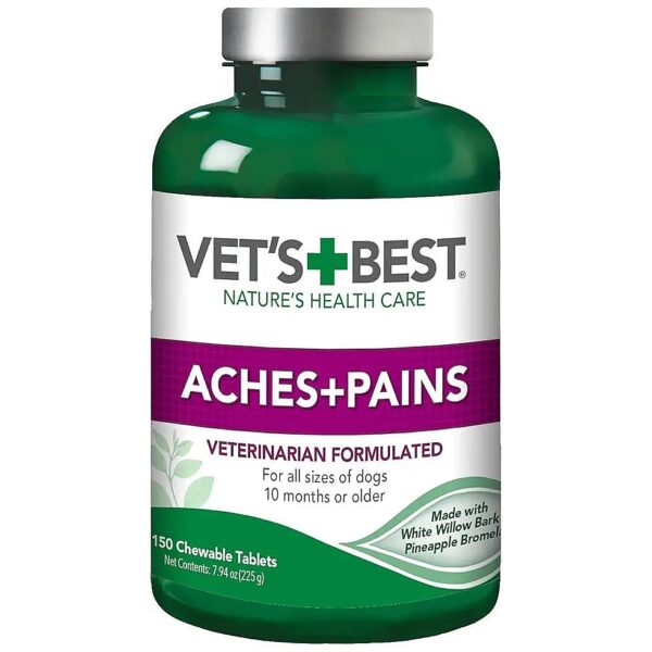 Plant-Based Dog Aches and Pains Relief Tablets for 150 Count