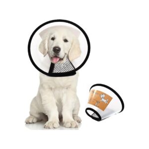 Plastic Adjustable Pet Recovery Collar for Postoperative Cats and Dogs After Surgery