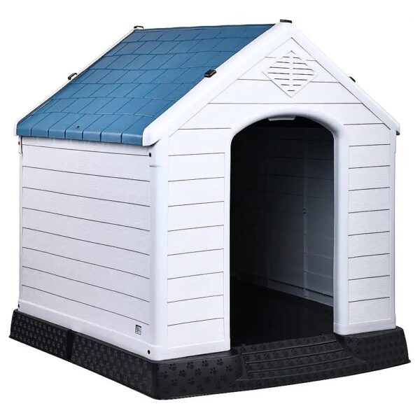 Plastic Dog Shelter with Insulated and Waterproof Design for Small to Large Dogs