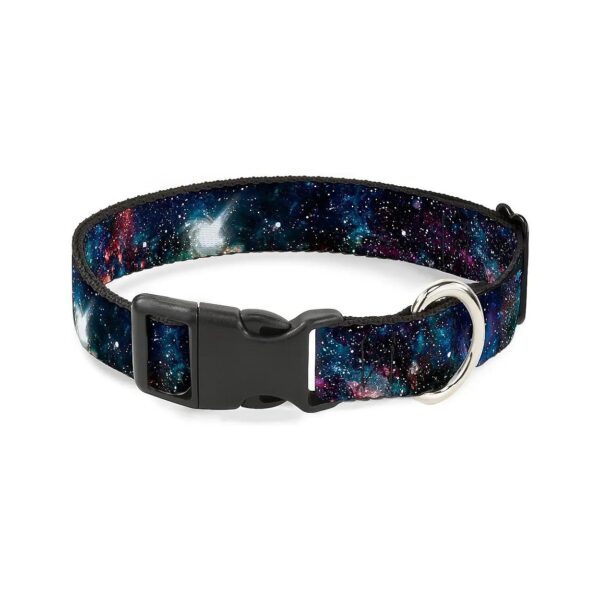 Plastic Galaxy Collar Clip for Medium Size Dogs with 11-17 Inch Necks