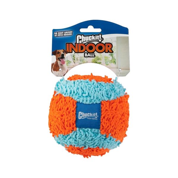 Playful Orange and Blue Indoor Dog Toy with Durable Construction