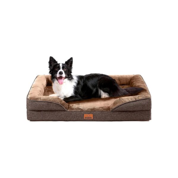 Plush Comfort and Support Orthopedic Dog Bed for Jumbo Dogs