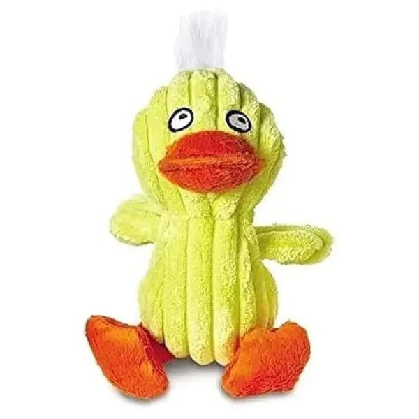 Plush Quacking Duck Chew Toy with Soundchip for Small Dogs