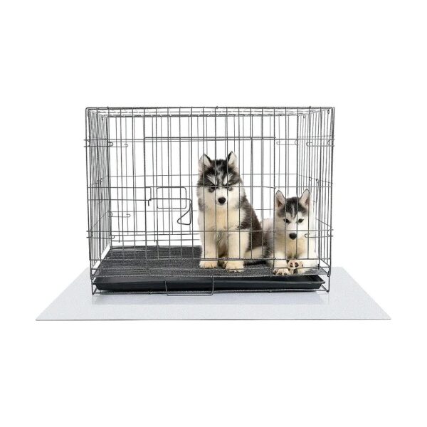 Polycarbonate Protection Mat for Pet Crate and Flooring 35 x 47