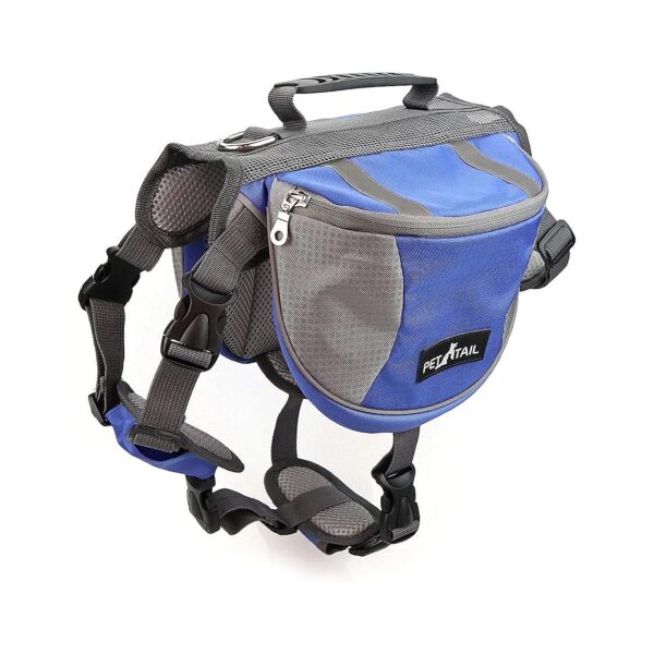 Polyester Dog Backpack with Waterproof Pockets for Tactical Training and Travel