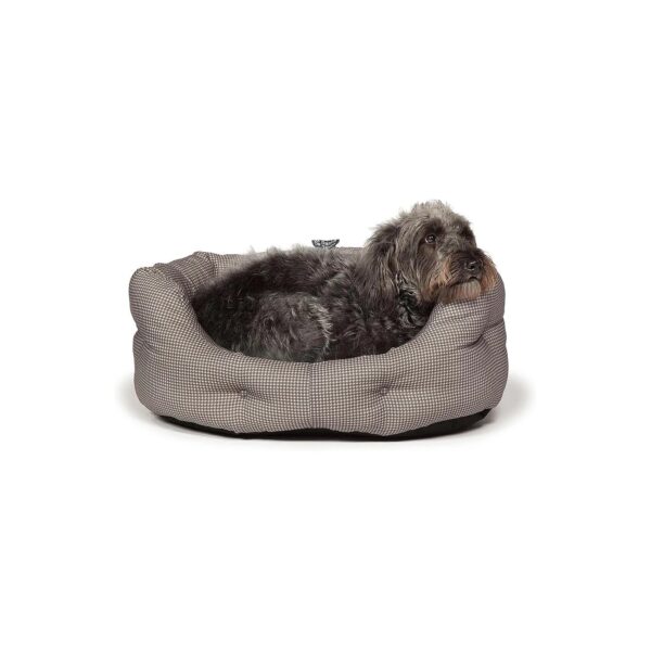 Polyester Fiber Filled Dog Slumber Bed with Machine Washable Removable Cover 76 cm