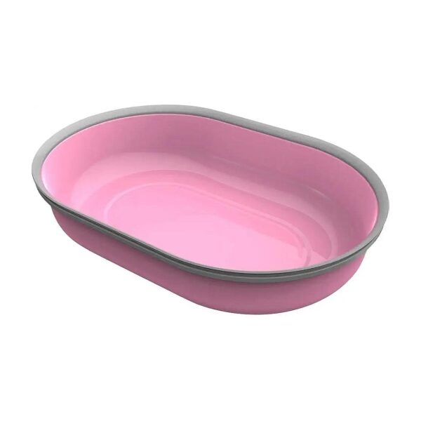 Polypropylene Feeding Bowl Pink with Seal Designed for Microchip Feeder