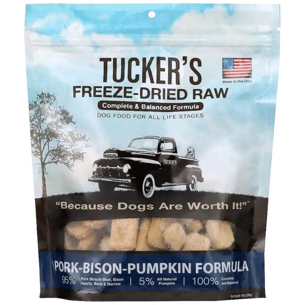 Pork Bison and Pumpkin Formula Freeze Dried Raw Dog Food 14oz