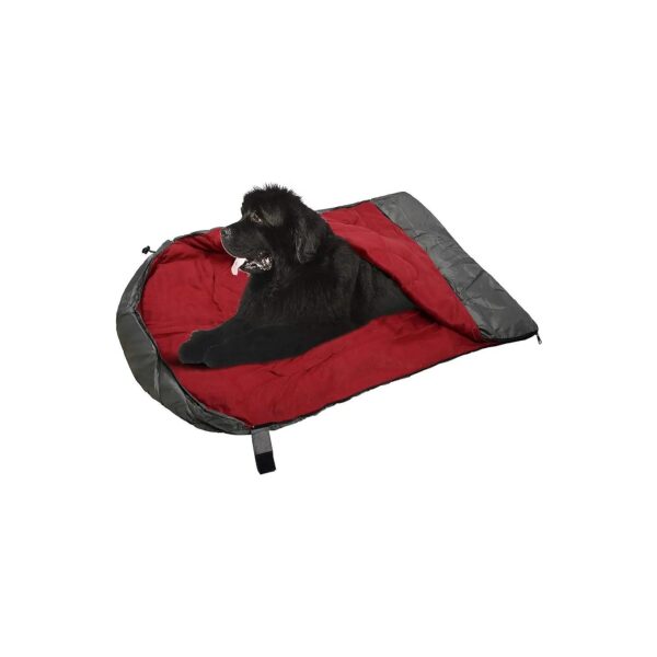 Portable Dog Bed with Storage Bag for Comfortable Travel and Camping