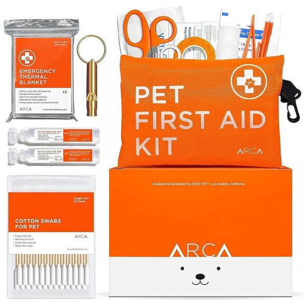 Portable Dog First Aid Kit for Hiking, Camping, and Daily Use