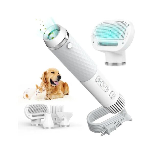 Portable Dog Hair Dryer with Smart Temperature Control for Small and Medium Dogs and Cats