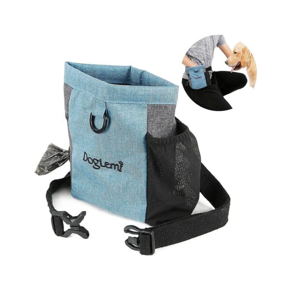 Portable Dog Training Pouch with Adjustable Belt and Smartphone Storage