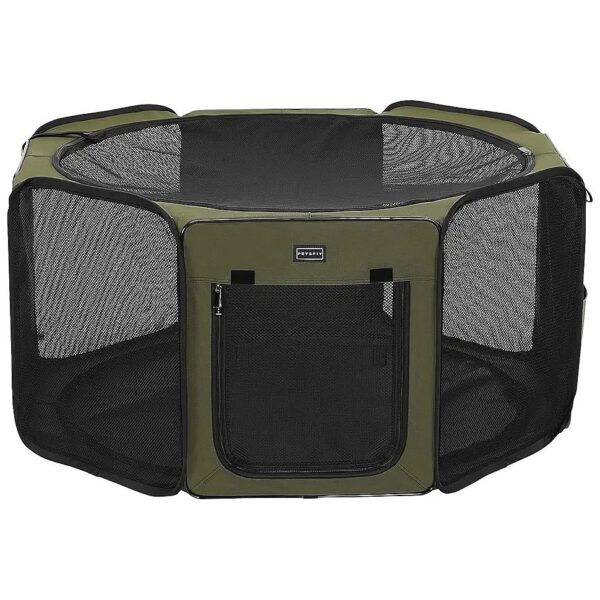 Portable Large Pet Playpen for Small to Medium Animals with Easy Cleaning