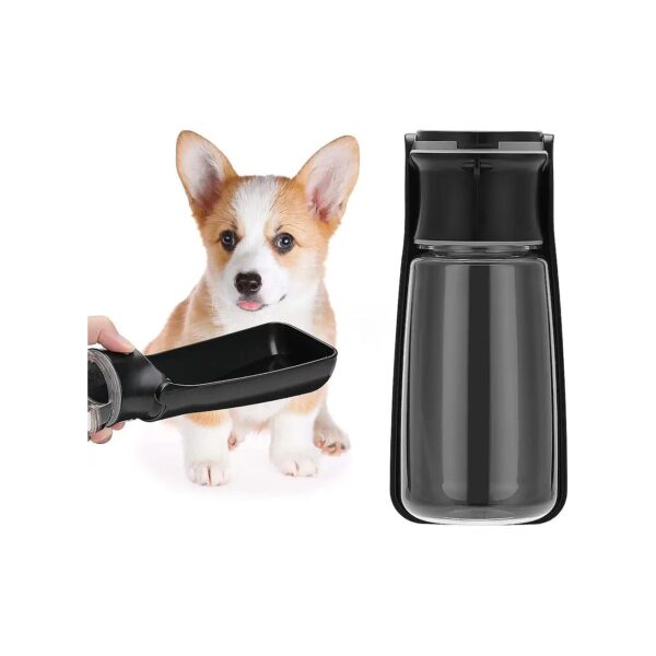 Portable Leak-Proof Dog Water Bottle with Large Trough for Small to Large Breed Dogs