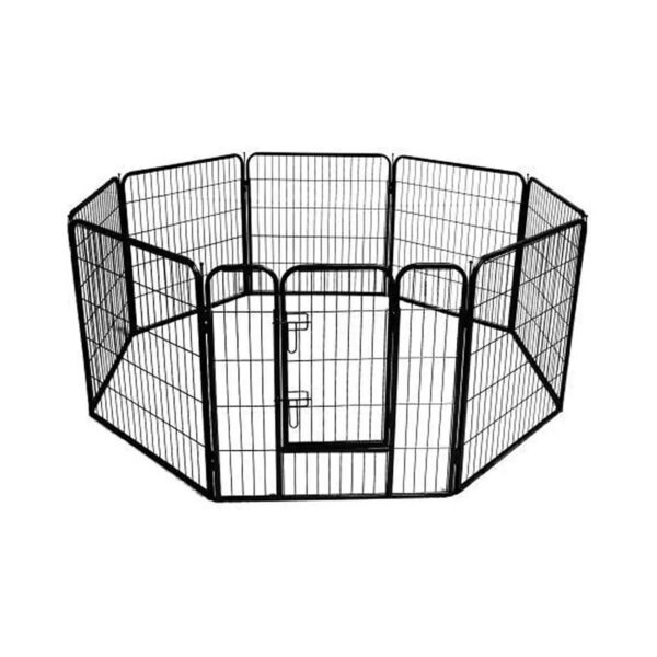 Portable Metal Pet Exercise Pen for Dogs with Instant Setup and Quality Construction