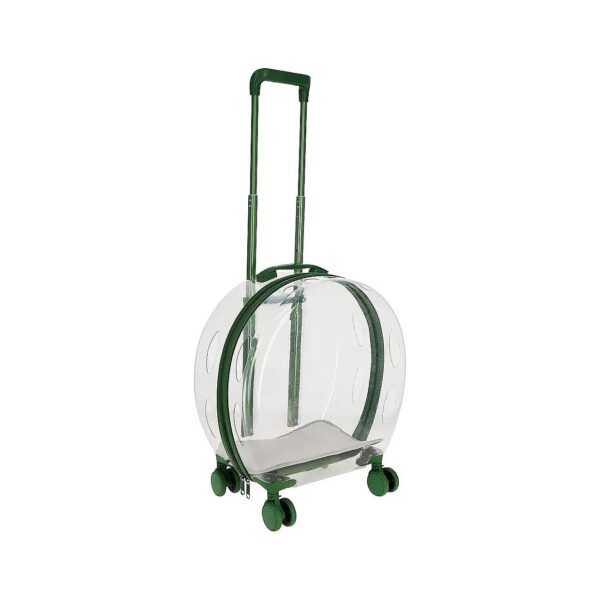 Portable Pet Travel Carrier with Wheels for Small Dogs and Cats