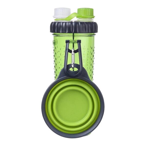 Portable Water Bottle with Pet Cup for Dog owners on-the-go