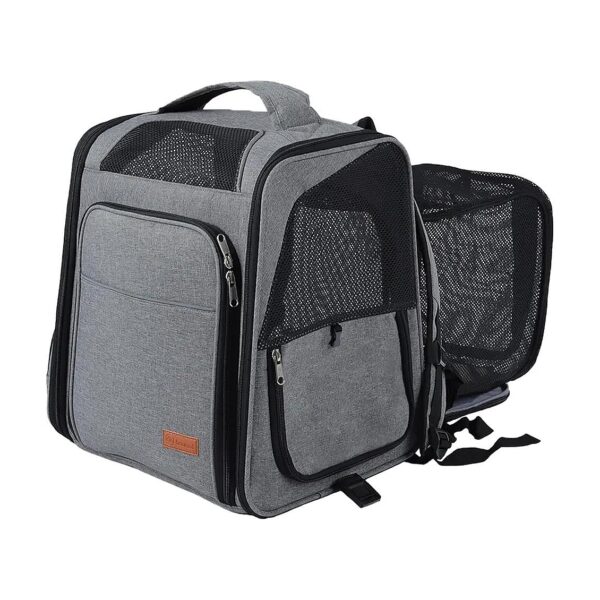 Portable and Breathable Pet Backpack Carrier for Cats and Small Dogs