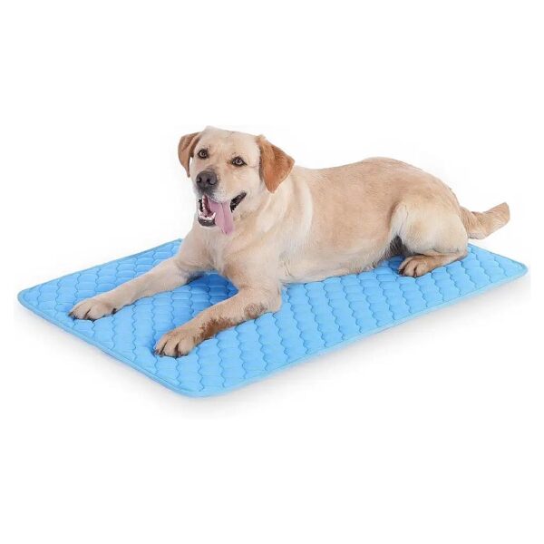 Portable and Collapsible Dog Cooling Mat for Large Breed Dogs, Easy to Clean and Wash