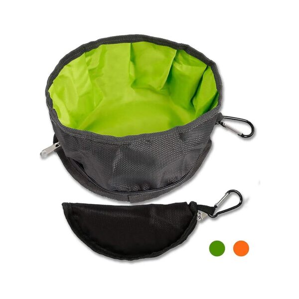 Portable and Foldable Dog Bowls for Food and Water on the Go