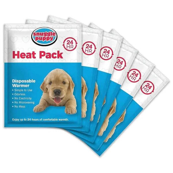 Portable and Odorless Heat Packs for Small Breed Dogs with Natural Ingredients