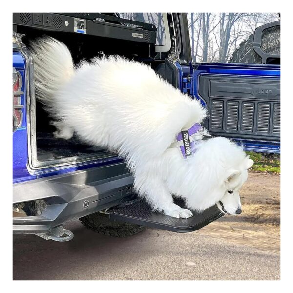 Portable and Space-Saving Car Steps for Dogs of All Sizes with Tool-Free Installation