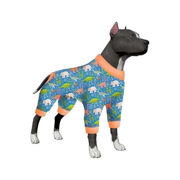 Post Surgery Recovery Dog Shirt for Large Dogs - Soft, Stretchy, and Adjustable Design