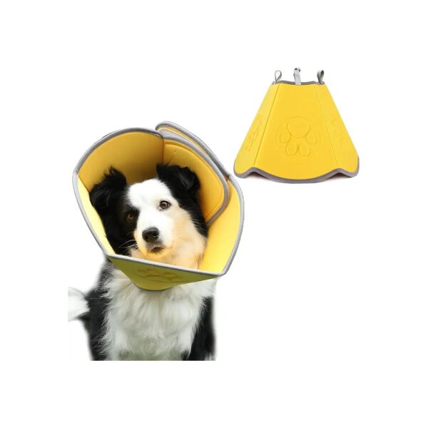 Post-Operative Adjustable Cone Collar for Safe Wound Healing in Dogs