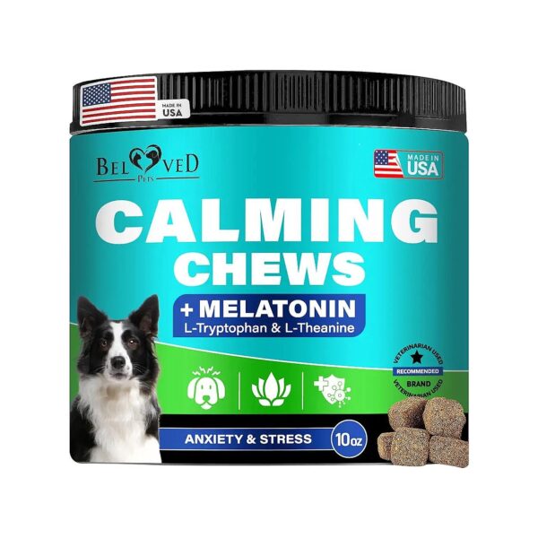 Powerful Anti-Anxiety Chews for Canines and Felines with Thunderstorm and Travel Relief