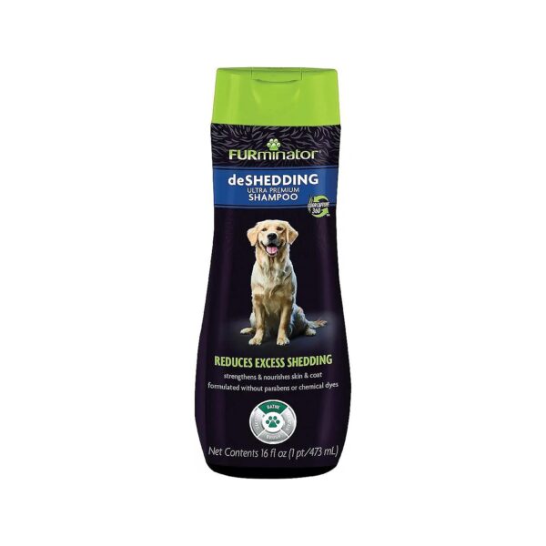 Powerful Deshedding Shampoo for Dogs, Boosts Coat Strength and Reduces Odor