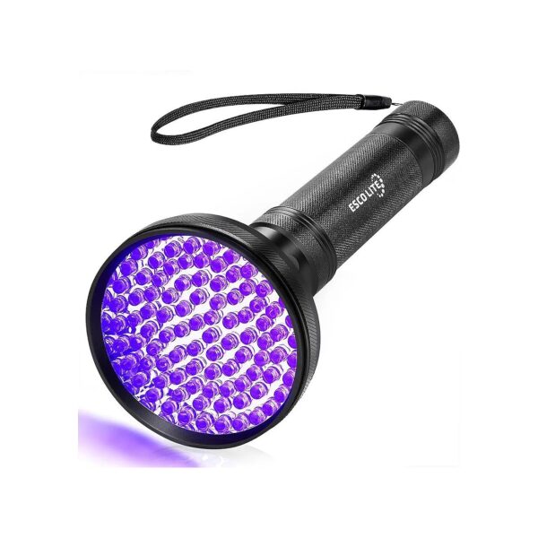 Powerful UV LED Flashlight 395nm Detects Pet Stains Scorched Pets and Bed Bugs Advanced