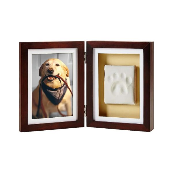 Practical Gift for New Pet Owners - Paw Print Kit and Frame with Photo Display