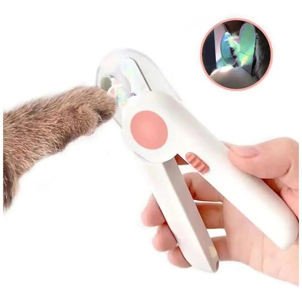 Practical Pet Nail Trimming Solution for Small Animals with LED Lighting and Safety Guard