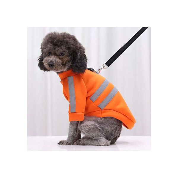 Practical and Safe Pet Coat with Reflective Strip for Small Dog and Cat Wear