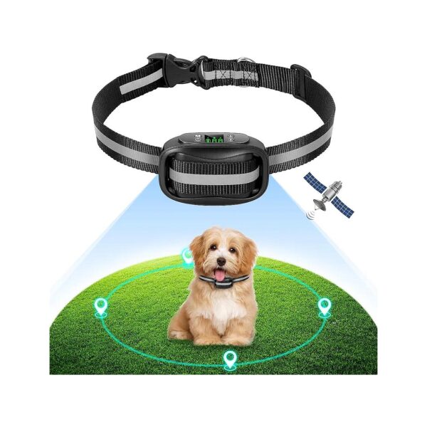 Precision GPS Dog Fence Wireless Containment System for Medium and Large Dogs