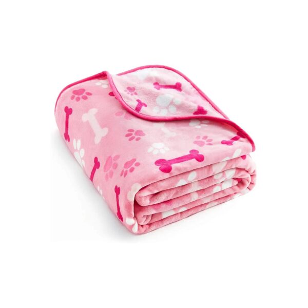 Premium 350 GSM Fleece Pet Blanket for Small Medium Large Dogs and Cats