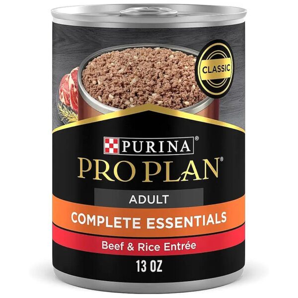 Premium Adult Wet Dog Food with Real Beef Pate Formula for Optimal Nutrition